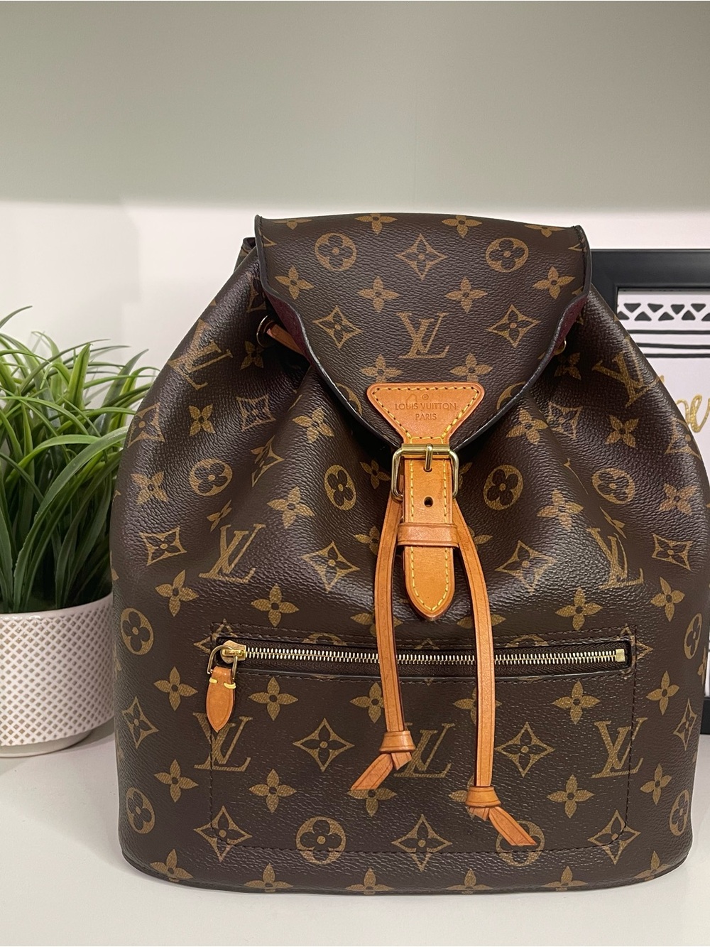 Louis Vuitton Monogram Canvas Montsouris MM Backpack